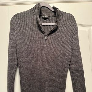 Vintage Express Dark Grey pullover zip